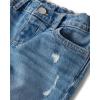imageThe Childrens Place Baby Girls and Toddler Straight Leg Fashion Denim90s Valley Wash Ankle Cuff