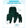 imageThe Childrens Place Family Matching Christmas and Holiday Pajama Sets CottonGreenBlack Check