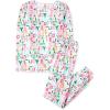 imageThe Childrens Place Family Matching Christmas and Holiday Pajama Sets CottonMerry Joy Pink