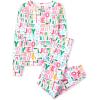 imageThe Childrens Place Family Matching Christmas and Holiday Pajama Sets CottonMerry Joy Pink