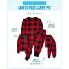 imageThe Childrens Place Family Matching Christmas and Holiday Pajama Sets CottonRedBlack Check
