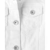 imageThe Childrens Place Girls Basic Denim JacketWhite Denim