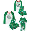 imageThe Childrens Place Baby Family Matching Holiday Pajama Sets FleeceGreen Christmas With My Gnomies