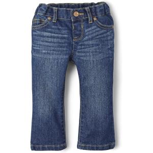 imageThe Childrens Place Baby Girls and Toddler Bootcut JeansIndigo