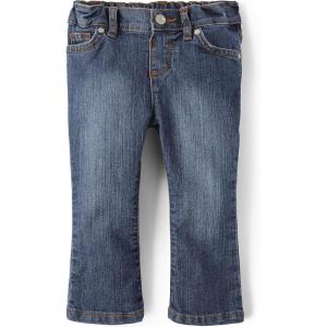 imageThe Childrens Place Baby Girls and Toddler Bootcut JeansVictory Blue Wash