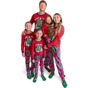 imageThe Childrens Place Family Matching Christmas and Holiday Pajama Sets CottonTreerex