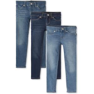 imageThe Childrens Place Girls Stretch Pull On Denim JeggingsVaile