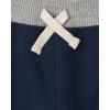 imageAnd Toddler Boy Active Striped Fleece Jogger Pants 2packBlueGreenTeal 3 Pack
