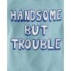 imageThe Childrens Place Baby Boys and Toddler Assorted Everyday Long Sleeve Graphic TShirtsmultipacksWarning CutenessHandsome Trouble