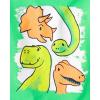 imageThe Childrens Place Baby Boys and Toddler Dino Short Sleeve Graphic TShirtsMultipacks Dinosaurs 3Pack 4T