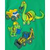 imageThe Childrens Place Baby Boys and Toddler Dino Short Sleeve Graphic TShirtsmultipacksDino Construction 3pack