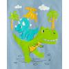 imageThe Childrens Place Baby Boys and Toddler Dino Short Sleeve Graphic TShirtsmultipacksDinos 3pack