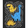 imageThe Childrens Place Baby Boys and Toddler Dino Short Sleeve Graphic TShirtsmultipacksDinosTrex 2pack