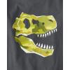 imageThe Childrens Place Baby Boys and Toddler Dino Short Sleeve Graphic TShirtsmultipacksIguanaCamo DinoSmart Cool