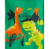 imageThe Childrens Place Baby Boys and Toddler Dino Short Sleeve Graphic TShirtsmultipacksVolcanoBunny DinoCamo Dinos