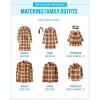 imageThe Childrens Place Baby Girls Plaid Flannel Woven Tiered DressHay Stack Plaid