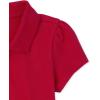 imageThe Childrens Place Baby Girls and Toddler Short Sleeve Pique PoloRuby Single