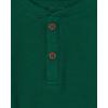 imageThe Childrens Place Baby Toddler Boys Long Sleeve Thermal Henley TopSpruceshad