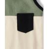 imageThe Childrens Place Baby Toddler Boys Sleeveless Tank TopPalm Green 2pack