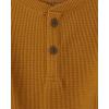 imageThe Childrens Place Boys and Toddler Long Sleeve Thermal Henley ShirtHoney Comb