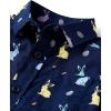 imageThe Childrens Place Boys and Toddler Poplin Short Sleeve Button Down ShirtTidal Bunny
