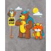 imageThe Childrens Place Boys and Toddler SchoolLearning Short Sleeve Graphic TShirts3 PackSnack TimeAnimalsSchool Bus