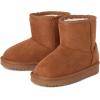 imageThe Childrens Place Girls Baby Toddler Classic Ankle Boots Faux Fur LinedTan