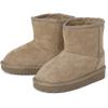 imageThe Childrens Place Girls Baby Toddler Classic Ankle Boots Faux Fur LinedTaupe
