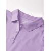 imageThe Childrens Place Girls Uniform Pique PoloPurple Frost