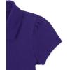 imageThe Childrens Place Girls Uniform Pique PoloRegal Violet Single
