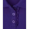 imageThe Childrens Place Girls Uniform Pique PoloRegal Violet Single