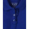 imageThe Childrens Place Girls Uniform Pique PoloRenew Blue Single