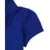 imageThe Childrens Place Girls Uniform Pique PoloRenew Blue Single