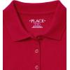 imageThe Childrens Place Girls Uniform Pique PoloRuby 5pack