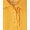 imageThe Childrens Place Girls Uniform Pique PoloYellow Pencil Single