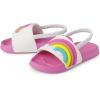 imageThe Childrens Place Girls and Toddler Everyday Slide Sandals with BackstrapRainbow Wave
