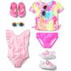 imageThe Childrens Place Girls and Toddler Everyday Slide Sandals with BackstrapWhite Paint Splatter