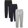 Black/Navy/Heather Grey 3-pack
