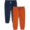 imageAnd Toddler Boy Active Striped Fleece Jogger Pants 2packSunstoneTidal 2pack