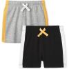 imageThe Childrens Place Baby Boys Athletic and Everyday ShortsH Grey Black 2pack