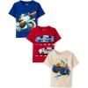 imageThe Childrens Place Baby Boys and Toddler Assorted Everyday Short Sleeve Graphic TShirtsmultipacksRacecarMonster TruckMotorcycle
