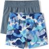 imageThe Childrens Place Baby Boys and Toddler Athletic Basketball ShortsBlueShark 2pack
