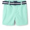 imageThe Childrens Place Baby Boys and Toddler Twill Belted Chino ShortMellow Aqua