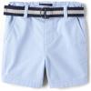 imageThe Childrens Place Baby Boys and Toddler Twill Belted Chino ShortWhirlwind Blue