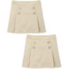 imageThe Childrens Place Baby Girls and Toddler Ponte Knit Button SkortSandy 2 Pack