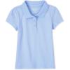 imageThe Childrens Place Baby Girls and Toddler Short Sleeve Pique PoloDaybreak Single