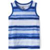 imageThe Childrens Place Baby Toddler Boys Sleeveless Tank TopBlue Stripe Multi