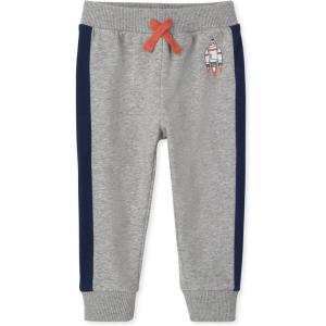 imageThe Childrens Place Baby Boy and Toddler Fleece Jogger PantsHeather Smoke Single