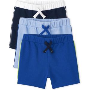 imageThe Childrens Place Baby Boys Athletic and Everyday ShortsBlue 3pack
