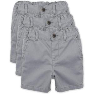 imageThe Childrens Place Baby Boys Chino ShortsFin Gray 3pack